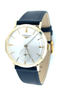 Longines 1950s Vintage Hombres 18k Oro Reloj Mecánico Correa Piel Mov. #... - €3.230,27 EUR