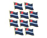 10 LEATHER PRIDE FLAG PINS 0.5" Lapel Pin Hat Tie Badge LGBTQ Gay BDSM S... - $12.95