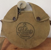 Vintage Palco 2 Quart-er Military Boy Scout Canteen Carry Sack Pouch Alu... - $36.99