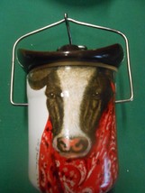 Great Collectible &quot;Cowboy&quot; COW Crock  5&quot; - £6.79 GBP