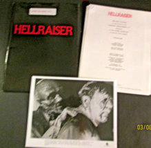 CLIVE BARKER: (HELLRAISER) ORIG,1987 MOVIE PRESSKIT (CLASSIC HORROR) RARE - $9,151.40 MXN