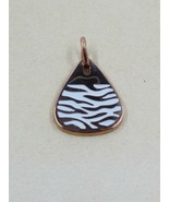 Inori Tiger Pendant in Rose Gold PVD &amp; White Epoxy - $15.00