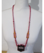 Vintage 17&quot; Cerveza Tecate&quot;Black Eagle Mexican Lager Beaded Mardi Gras N... - $8.06 CAD