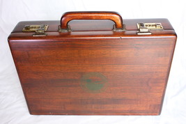 Custom Wood Briefcase with Midnight Express Original Logo - £276.67 GBP