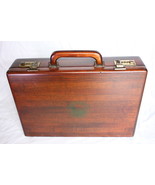 Custom Wood Briefcase with Midnight Express Original Logo - £271.38 GBP