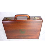 Custom Wood Briefcase with Midnight Express Original Logo
