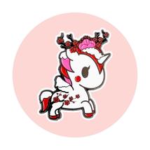 Tokidoki Flower Power Unicorno Enamel Pin: Plum Blossom - $19.90