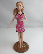 2010 Mattel Barbie Friend Sister Skipper Pink Barbie Dress 10.5&quot; Doll - £11.49 GBP