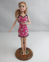 2010 Mattel Barbie Friend Sister Skipper Pink Barbie Dress 10.5&quot; Doll - £10.87 GBP