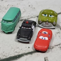 Disney Cars Assorted Lot of 4 Lightning  McQueen Sheriff Fillmore Hudson  - $19.79