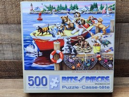 Bits &amp; Pieces Jigsaw Puzzle - “All Aboard For Mischief” 500 Piece - SHIP... - $18.79