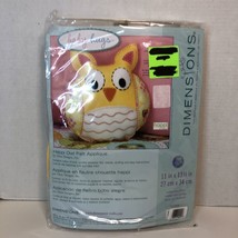 Happi Owl Felt Applique Kit Dimensions 11&quot; x 13.5&quot; Pillow - £15.81 GBP