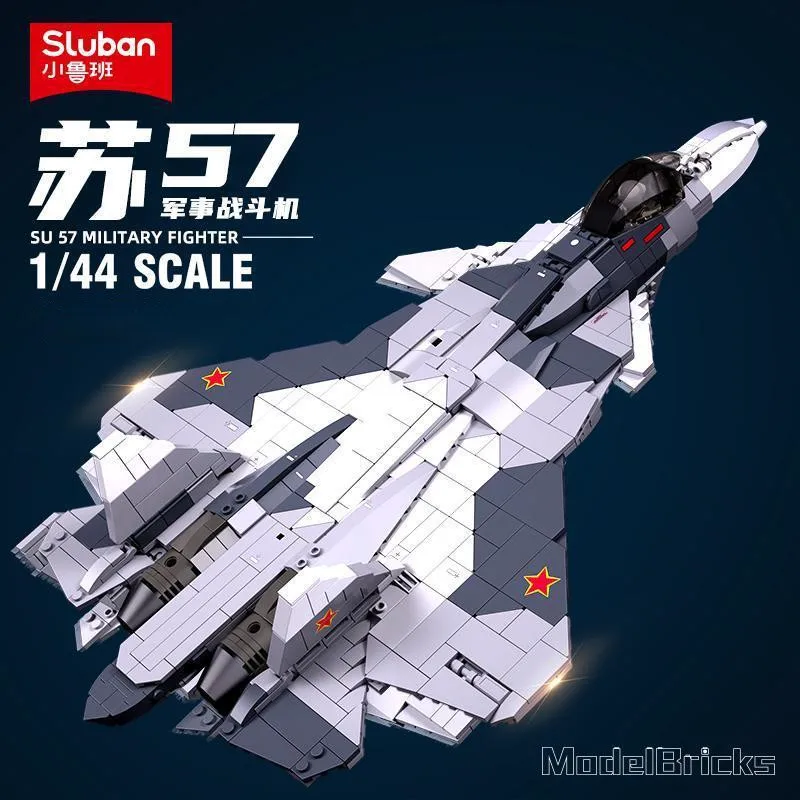 Air Force SU-57 Flanker Sukhoi SU-27 Heavy Fighter Fifth Generation Jet Fight - £59.98 GBP+