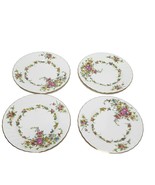 Minton China England Lorraine Cream - Floral Swirl- 6 1/4&quot; Bread Plates ... - $49.39 CAD