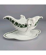 Rosenthal Selb Bavaria Gravy Boat Attached Underplate Empire Pattern Whi... - £15.19 GBP