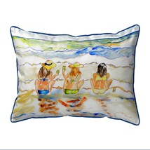 Betsy Drake Bottoms Up Beach Extra Large 20 X 24 Indoor Outdoor Pillow - £55.38 GBP