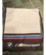 BMW Motorsport 100% Polyester Drawstring Bag 17&quot; X 13 3/4&quot; *Pre-Owned/Ni... - £12.02 GBP