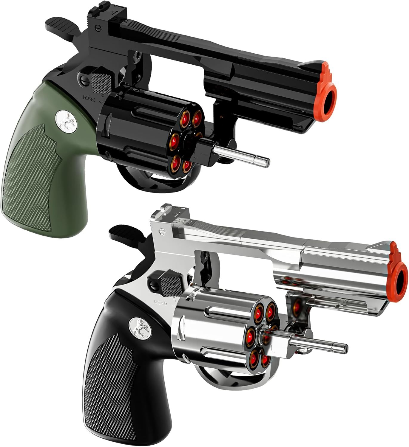 Kids Toy Revolver Gun Eva Soft Bullets With Holster - $45.96