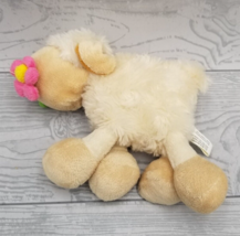 Oriental Trading Soft Plush Lamb  With Pink Flower 6" Plush Stuffed Sheep Toy - $8.41