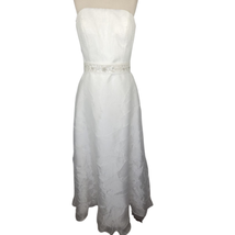 Destinations Ivory Midi A Line Cocktail Dress Size 6 New with Tags  - £94.17 GBP