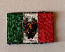 MEXICO FLAG Iron On Patch Bandera - £4.63 GBP