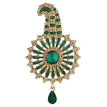Golden Plated Multi-Color Stone Pearl Safa Kalangi groom Kundan Jewelry Indianss - £8.51 GBP
