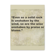 Inspirational Wall Art Solid Rock Is Unshaken Motivation Wall Decor for Home Of - £60.60 GBP+