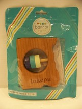 Bannor Toys Oregon Shaped Wooden Rattle &quot;Lokepa&quot; Nip - £14.50 GBP