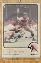Vintage 1973 Topps Baseball Card HARMON KILLEBREW Minnesota Twins #170 - £8.71 GBP