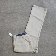 Old Navy Ultimate Straight Built in Flex Chino Pants Mens SIze 38x30 Beige NEW - £30.00 GBP