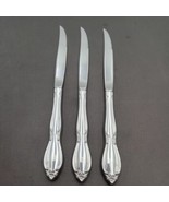 Set of 3 Oneida Community CHATELAINE Hollow Handle Steak Knives 9&quot; Stain... - £24.36 GBP