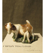 Ron Hevener Goat and Kid Figurine Miniature - $34.21 CAD