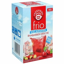 Teekanne FRIO Iced Tea: Rhubarb &amp; Cherry - 18 tea bags- FREE SHIPPING - £7.00 GBP