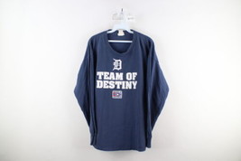 Vtg Y2K 2006 Mens XL World Series Detroit Tigers Baseball Long Sleeve T-Shirt - £30.99 GBP