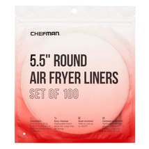 Chefman Disposable Air Fryer Liners, Heat-Resistant Parchment Paper For ... - £21.96 GBP