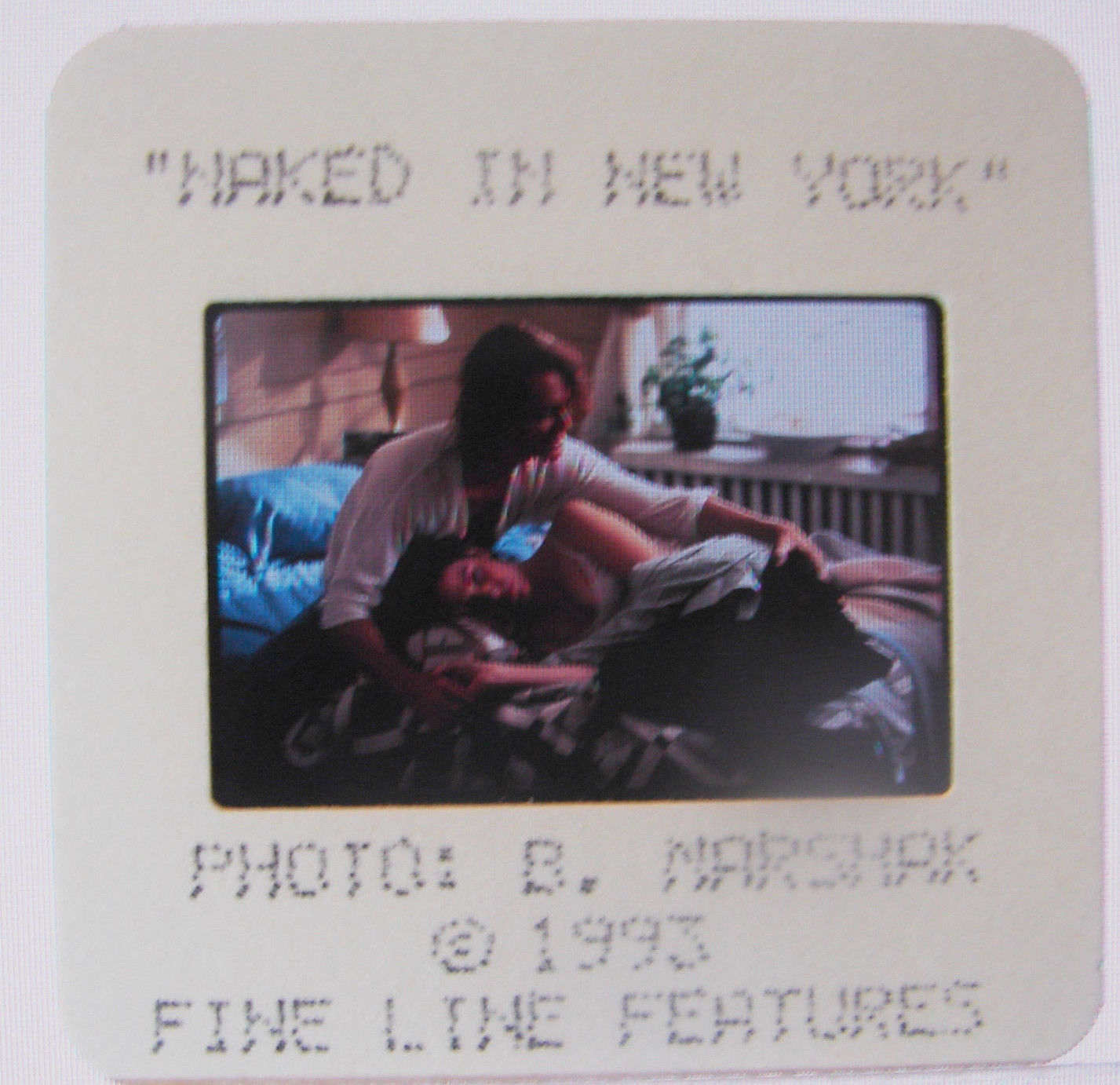 1993 NAKED IN NEW YORK Movie 35mm COLOR SLIDE Eric Stoltz, Mary-Louise P... - $7.95