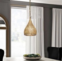 Moroccan suspension Hanging lamp , Brass ceiling lamps , Boho Home Decor - £210.88 GBP