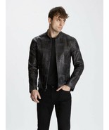 John Varvatos Collection Bandana Moto Jacket Size EU 50 USA 40 - £678.78 GBP