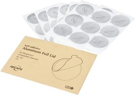 RECAPS Aluminum Espresso Lids Foil Seals Reusable Pods ONLY Compatible with - £25.54 GBP