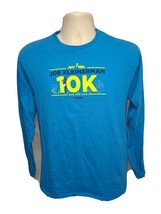 2016 NYRR Joe Kleinerman 10K Run for Life Adult Medium Blue Long Sleeve ... - $14.85