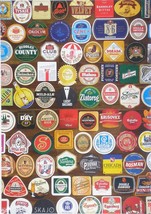 Piatnik Beer Coasters 1000 pc Jigsaw Puzzle European Beers - £14.23 GBP