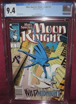MARC SPECTOR MOON KNIGHT #4 MARVEL COMIC 1989 CGC 9.4 NM WHITE PAGES - $90.00