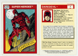 1990 Marvel Universe Series 1 Art Trading Card #4 ~ Daredevil - £5.40 GBP