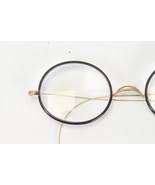 Windsor Antique Eyeglass Celluloid Nearly Circular Eyerim Thin Metal Bow... - £65.92 GBP