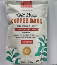 Trader Joe&#39;s Cold Brew Coffee Bags 100% Arabica Coffee 8.5 oz Medium Roast - $18.99