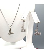 Vintage Mother Pendant Necklace and Earrings, Chapal-Zenray NF 925 Sterl... - £36.51 GBP