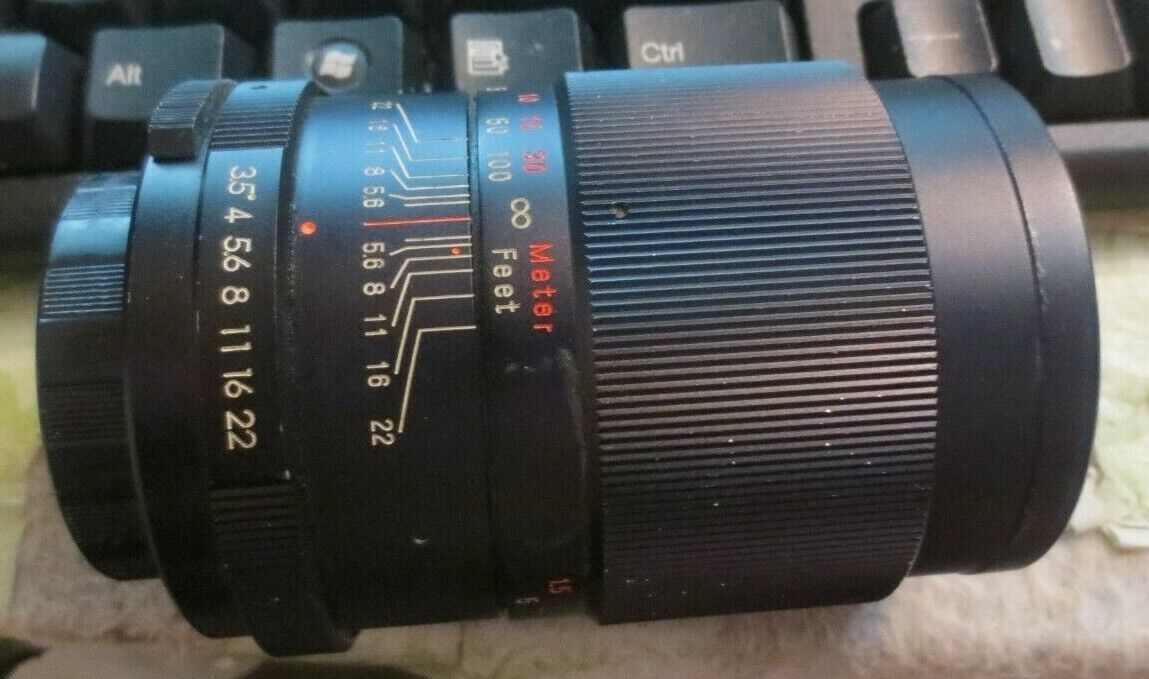 Primary image for Vivitar Auto 135mm f/3.5 Lens with Caps for Screw Mount Lens