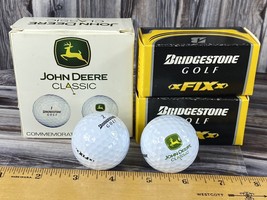 Lot of 4 John Deere Classic Bridgestone Golf Balls - $24.18