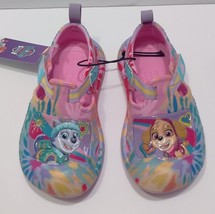 Paw Patrol Clogs For Toddler Girls Size 5/6 7/8 9/10 or 11/12 Skye and Everest  - £11.99 GBP