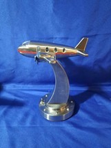 Pottery Barn Kids PBK Airplane Night Light Lamp 10&quot; Heavy Metal Works 1930s - $397.38